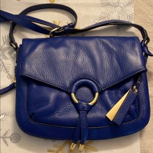 Navy blue cross body